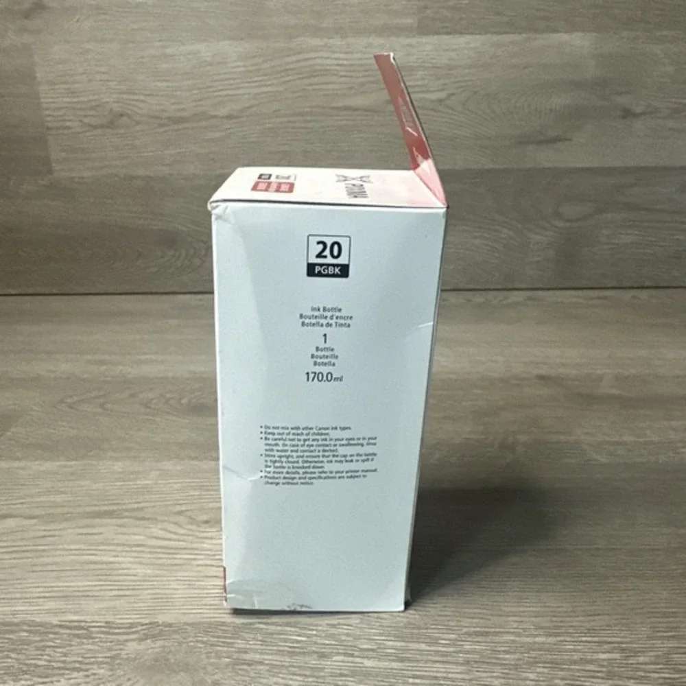 Genuine Canon GI-20 Black‎ Bottled Ink 3383C001 170ml MegaTank G5020 G6020 G7020